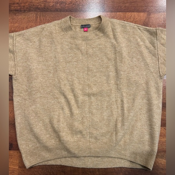 Vince Camuto Tan Women’s Sweater Size Large Crew Neck - Picture 1 of 5